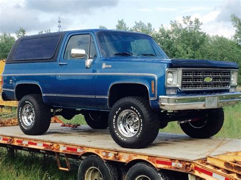 Black 1976 Chevy Blazer