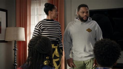 Ovadia Grey Hoodie Worn By Anthony Anderson As Dre In Black Ish Season