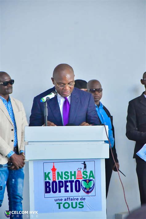 Kinshasa Gentiny Ngobila Lance Le Projet De Collecte Et Vacuation