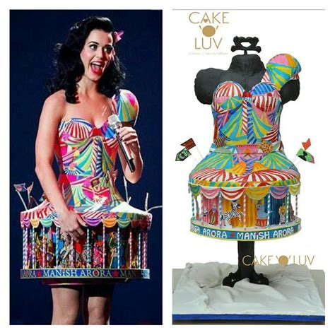 Katy perry dress cake - Decorated Cake by Cake O'Luv - - CakesDecor