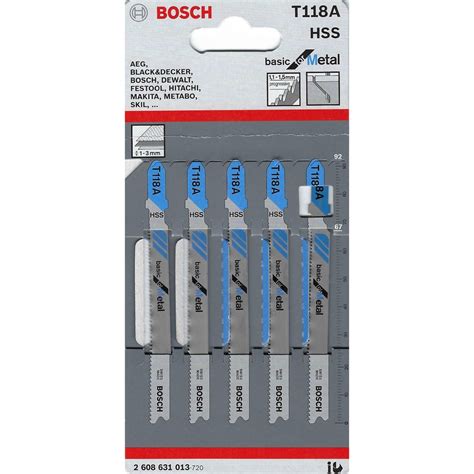 Bosch T A Jigsaw Blade Basic For Metal Shopee Malaysia