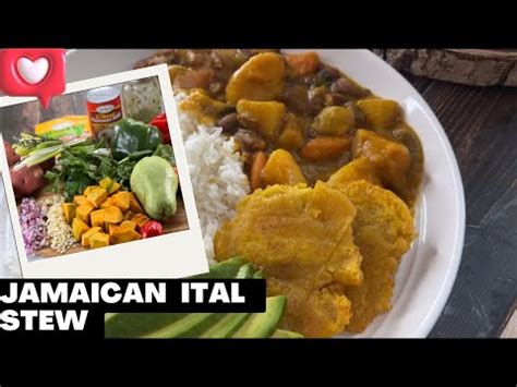 JAMAICAN ITAL STEW RECIPE WITH PEAS VEGAN VEGETARIAN YouTube