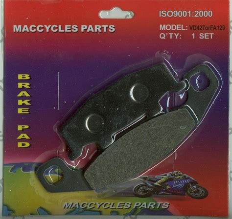 Kawasaki Disc Brake Pads Er500 1996 1998 Front 1 Set Ebay