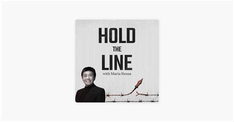 Hold The Line With Maria Ressa HoldTheLine Maria Ressa Talks To