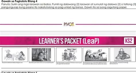 Gawain Sa Pagkatuto Bilang 4 Panuto Suriin Ang Mga Larawan Sa Ibaba