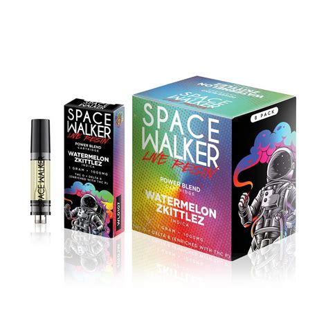 Space Walker Live Resin Cartridge Power Blend 1G D8 GAS Best Delta