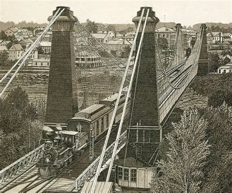 Underground Railroad Actually Included Trains On A Suspension Bridge