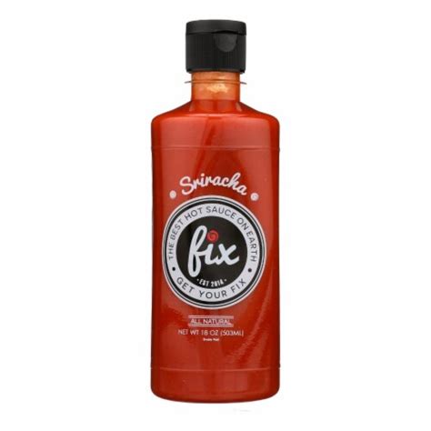 Fix Hot Sauce Sriracha Hot Sauce Case Of Oz Pack