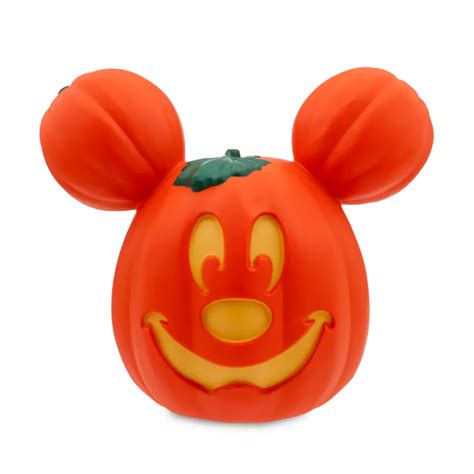 Mickey Mouse and Minnie Mouse Light-Up Jack-o'-Lantern Now Available ...