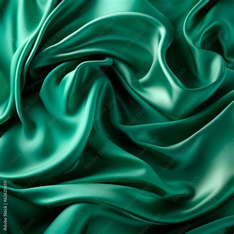 Green silk and satin fabric, green silk background, background, desktop wallpaper, designer ...