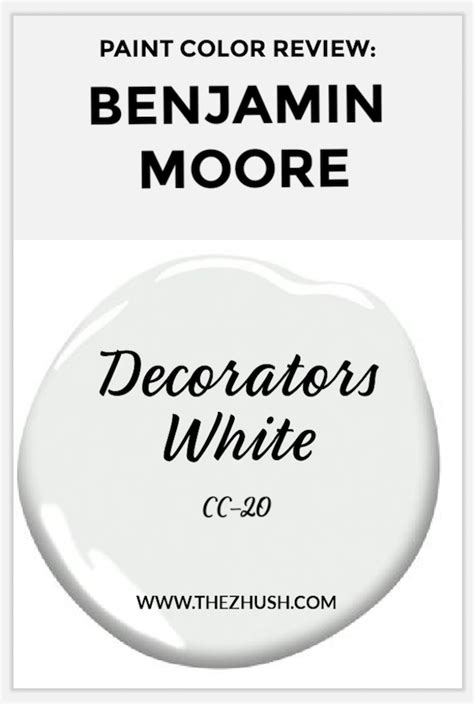 Benjamin Moore Decorators White The Zhush