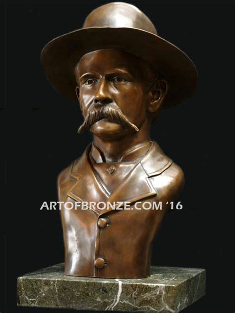 Wyatt Earp Life Size Bronze Bust Statue Art Of Bronze