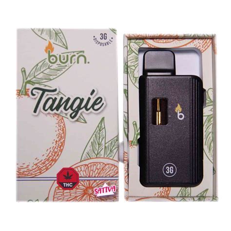 Burn Disposable Vapes Tangie Sativa Gram Top Shelf Express