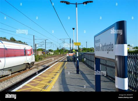 Train platform newark northgate station hi-res stock photography and ...