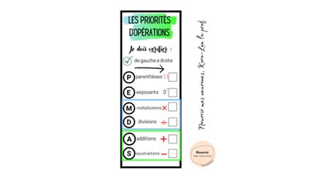 Référentiel les priorités d opérations