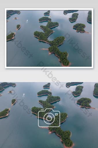 Qiandao Lake Travel Large Reservoir Water Surface HD Photography Map ...