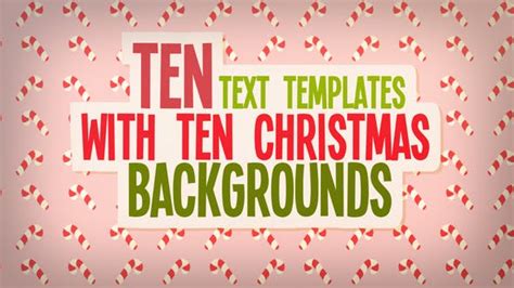 Christmas Text And Backgrounds, Titles ft. alpha & cartoon - Envato ...