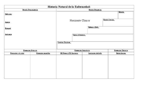 Historia Natural De La Enfermedad Formato Nuevo