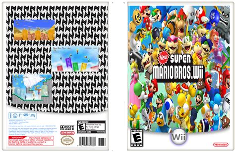 New Super Mario Bros. Wii Box Art