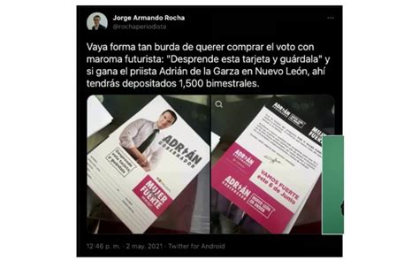 ‘en Plena Veda Amlo Exhibe Tarjeta Rosa De Priísta En Nl