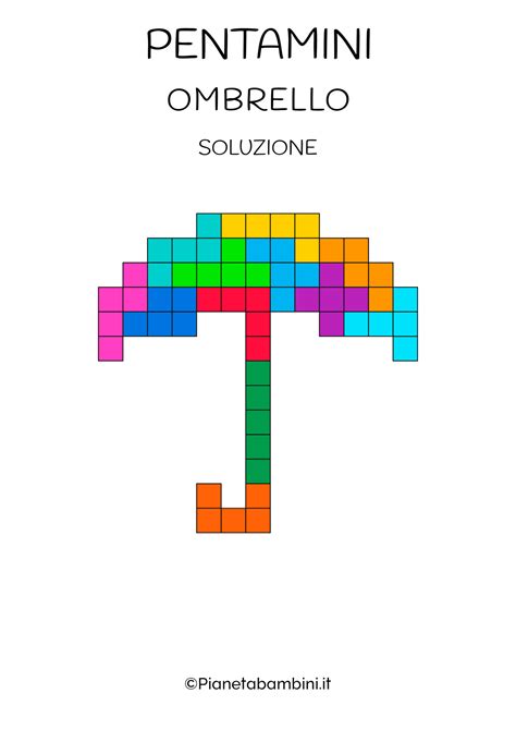 Figure Con I Pentamini Schemi E Soluzioni Da Stampare Pianetabambini It