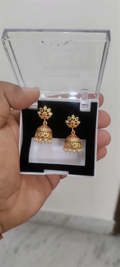 American Diamond Bali Jhumki Diamond Jhumka India Earring Bali Jhumka