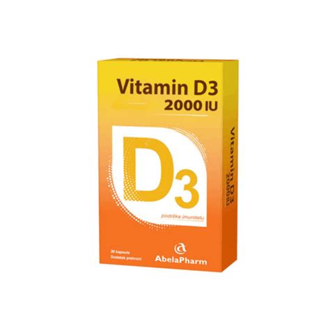 Vitamin D Caps A Abela Ljekarna Lifepharm