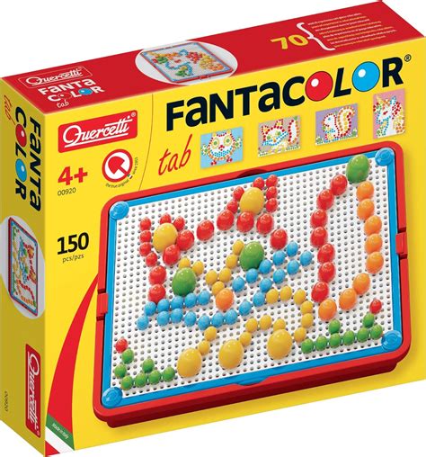 Amazon Quercetti Fanta Color Portable Misto Art Pegboard Set