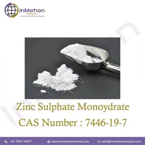 Zinc Sulphate Monohydrate For Pharmacutical Kg At Best Price In Surat