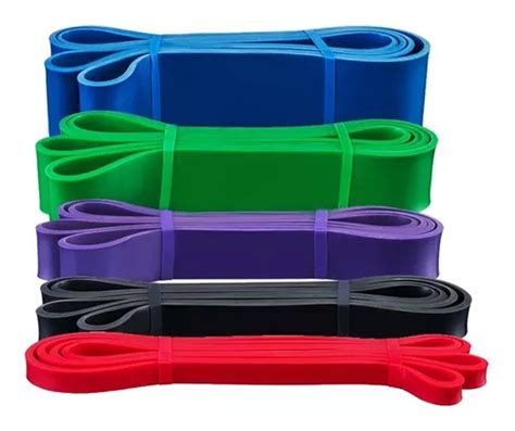 Kit Bandas De Resistencia Pull Up Bands Ejercicios Crossfit MercadoLibre