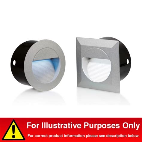 Aurora Lighting Au Stl881rd 240v Led Cast Aluminium Ip65 Recessed Led