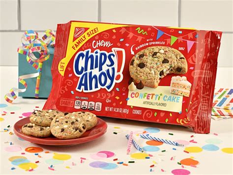 Coming Soon Chips Ahoy Chewy Confetti Cake Flavored Cookies The Impulsive Buy