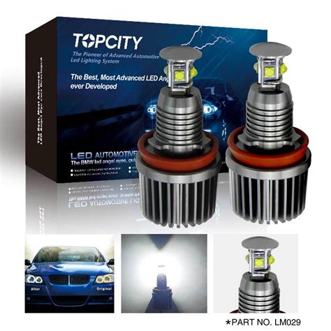 Car LED Headlights BMW Angel Eyes Automotive LED Daytime Running Lights