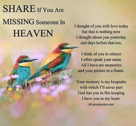 Missing You In Heaven Images