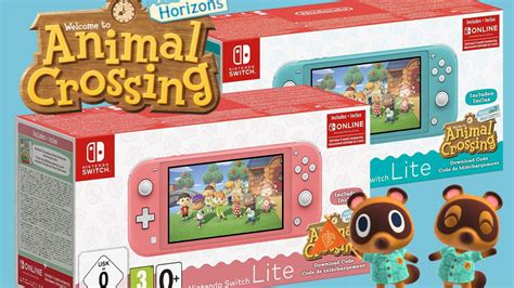 La nouvelle Nintendo Switch Lite en édition limitée avec le jeu Animal