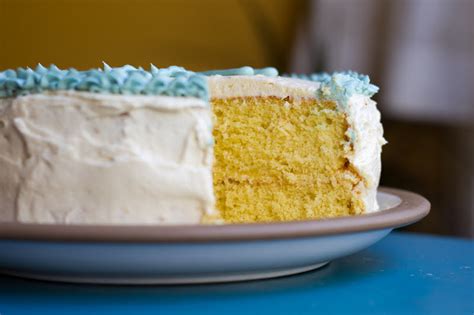 Bon App Tempt Yellow Layer Cake With Vanilla Frosting