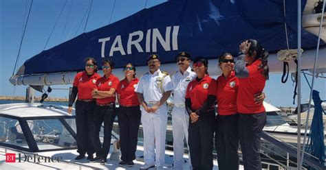 INSV Tarini Navy S All Women Crew To Reach Goa After Sailing Around