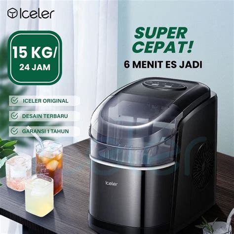 Jual Mesin Es Iceler Ice Maker Kg Hari Menit Es Jadi Stok Ada Terus