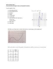 Day Worksheet Concavity Docx Ap Pre Calculus Unit Concavity