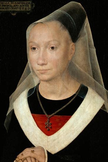 Portrait Of A Young Woman 1480 Giclee Print Hans Memling