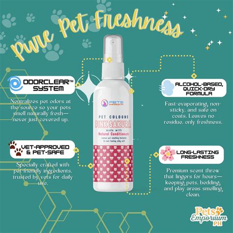 Pets Emporium PH – Pet Cologne 𝐎𝐝𝐨𝐫𝐂𝐥𝐞𝐚𝐫™ Perfume Spray for Dogs Cats