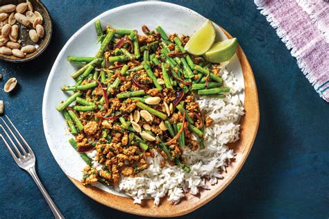 Thai Pork And Green Bean Stir Fry Recipe Hellofresh