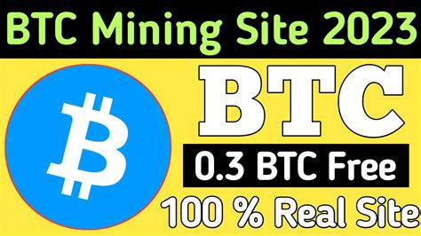 BTC Mining Website 2023 Without Investment Mining App New Crypto