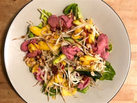 Thaise Salade Met Rosbief Marionsrecepten Nl