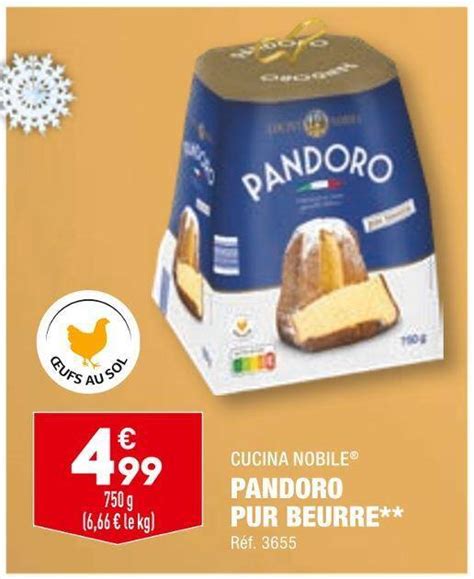 Promo Cucina Nobile Pandoro Pur Beurre Chez ALDI