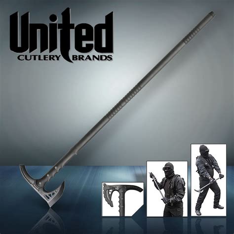 M48 Kommando Tactical Survival Axe And Walking Stick Cane By United