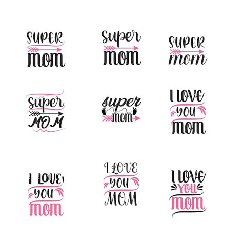 Premium Vector Mothers Day Svg T Shirt Design Bundle