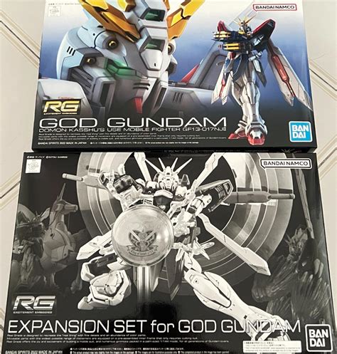 Bandai Rg God Gundam P Bandai God Gundam Expansion Set Hobbies