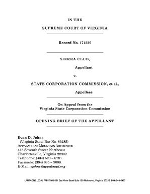 Fillable Online Virginia Scc The Commission Overview State