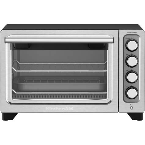 Kitchenaid Compact Black Nonstick Interior Countertop Toaster Oven